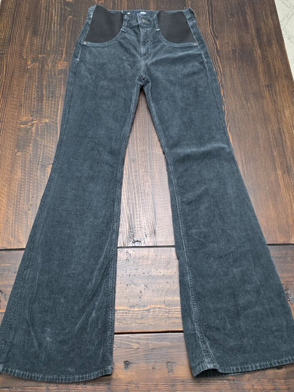 Citizens of Humanity Isola Maternity Bootcut Corduroy Pants Womens Size 26 Blue